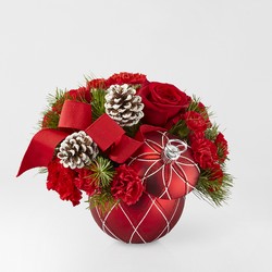 Making Spirits Bright Bouquet from Victor Mathis Florist in Louisville, KY